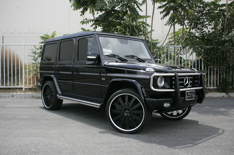 Gianelle Santorini Matte Black on Mercedes G550